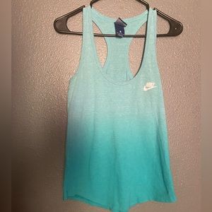 Nike Women’s Loose Blue Ombré Tank